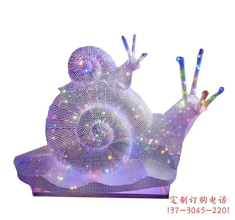 长沙不锈钢蜗牛雕塑一件精美的艺术品