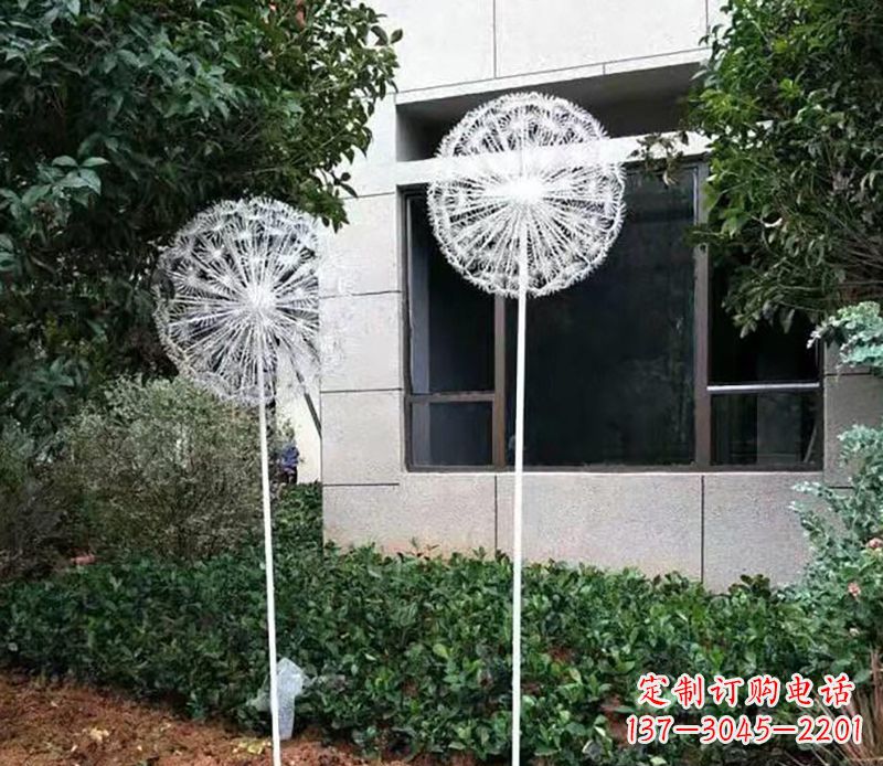长沙不锈钢蒲公英雕塑绚丽多彩