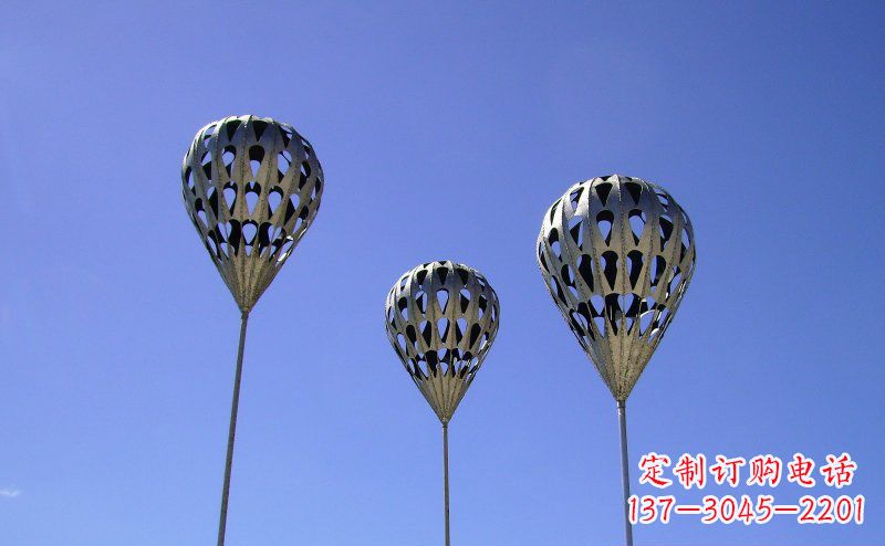 长沙不锈钢气球雕塑把美丽带回大自然