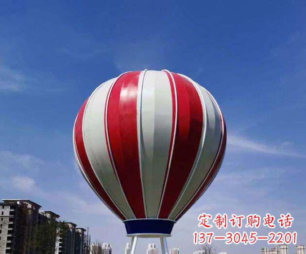 长沙不锈钢热气球雕塑给景观增添精彩