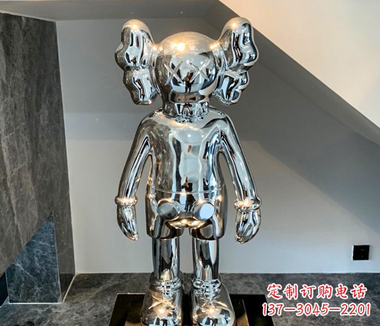 长沙精致的不锈钢机器人雕塑