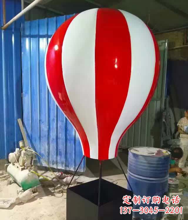 长沙新题目美丽的不锈钢气球雕塑