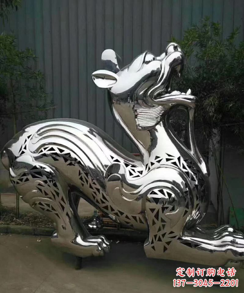 长沙不锈钢麒麟象征着祥和与美好
