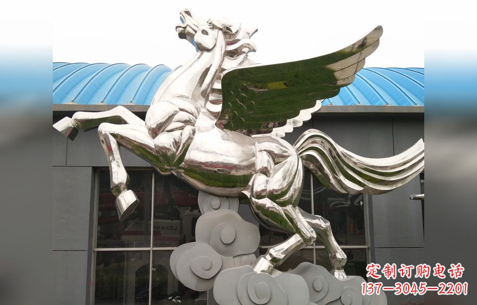 长沙不锈钢飞马雕塑艺术的精髓