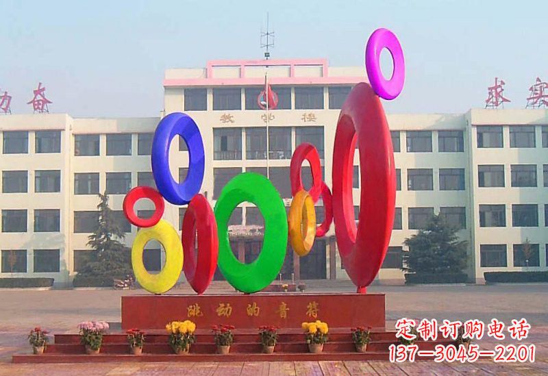 长沙不锈钢音符雕塑给你一种全新的视觉感受