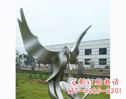 长沙面世的不锈钢动物雕塑