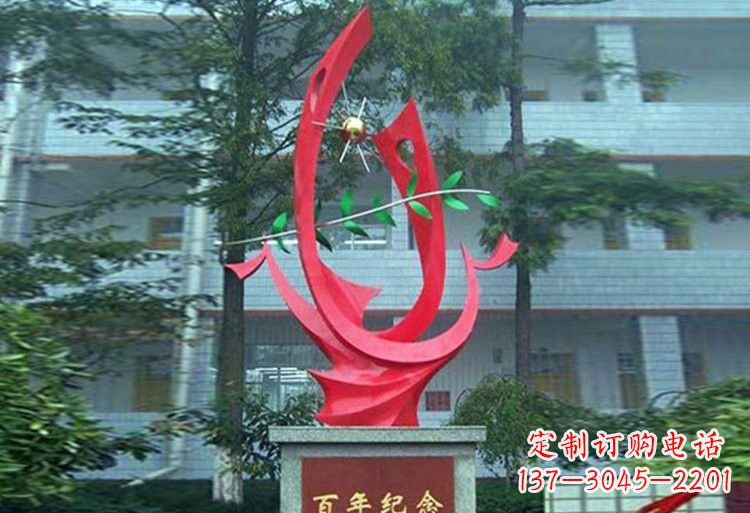 长沙精美不锈钢凤凰雕塑