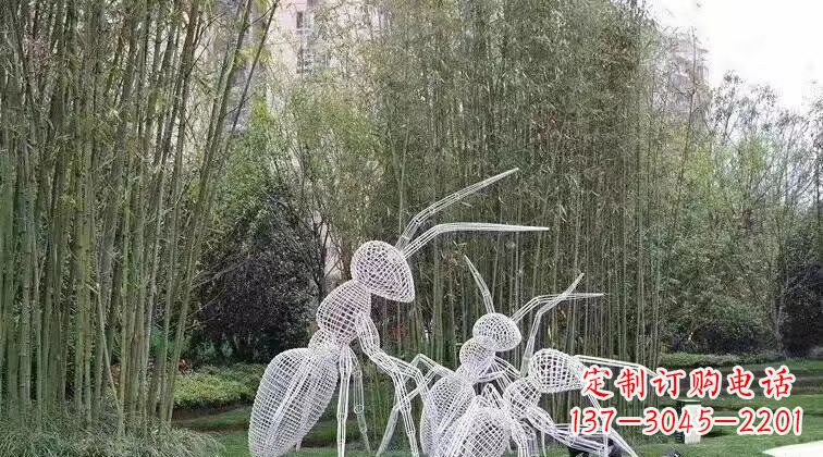 长沙不锈钢艺术蚂蚁雕塑