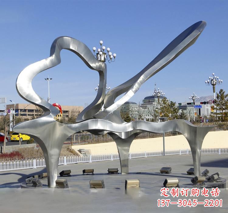 长沙不锈钢艺术钢琴雕塑展现精致之美