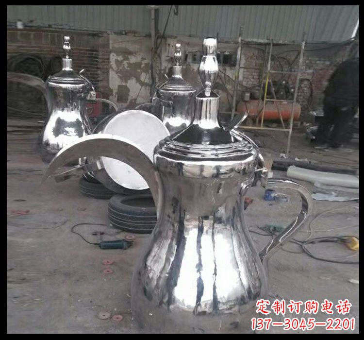 长沙不锈钢酒壶雕塑传承古典艺术