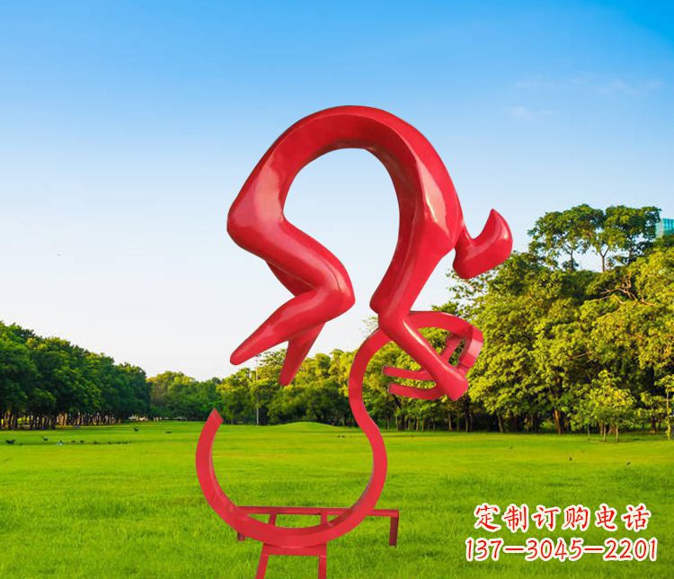 长沙不锈钢自行车雕塑精致美观的园林装置