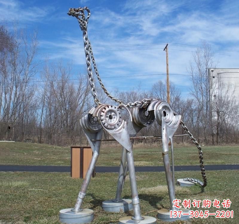 长沙不锈钢恐龙雕塑集艺术与自然于一体
