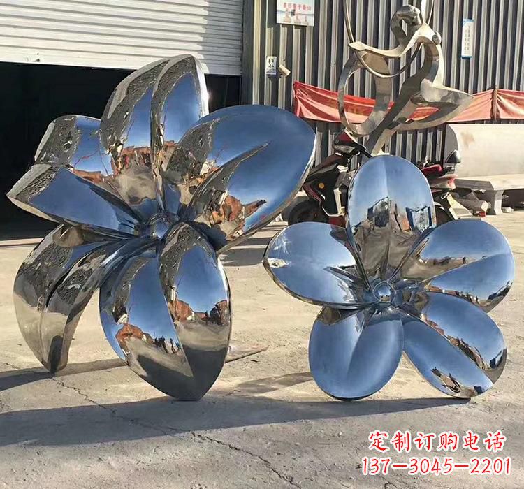 长沙不锈钢荷花雕塑美丽又耐用