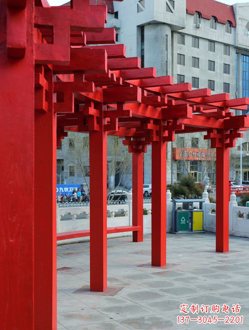 长沙长廊雕塑描绘城市景观的艺术作品