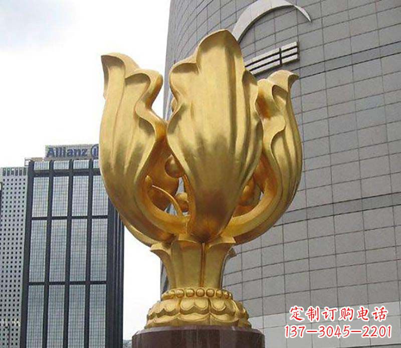 长沙紫荆花雕塑——精美艺术品