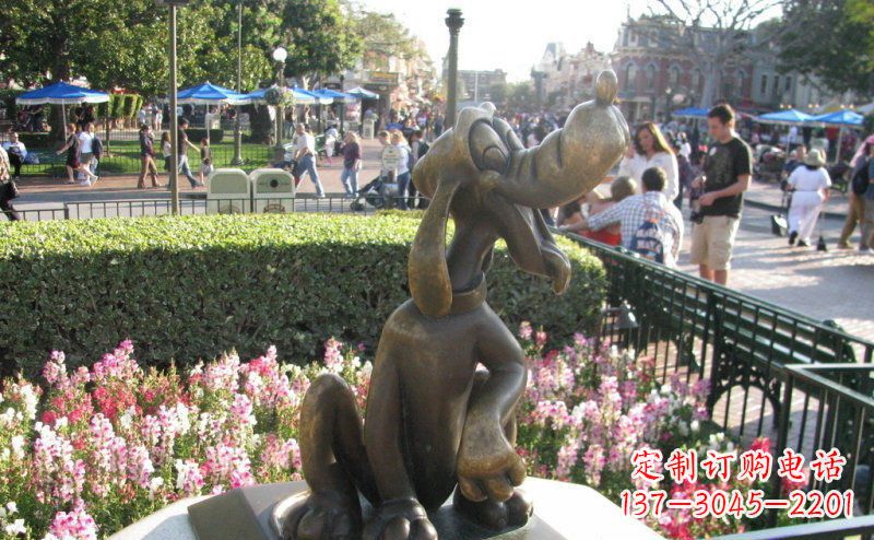 长沙动物铜雕精美而细致