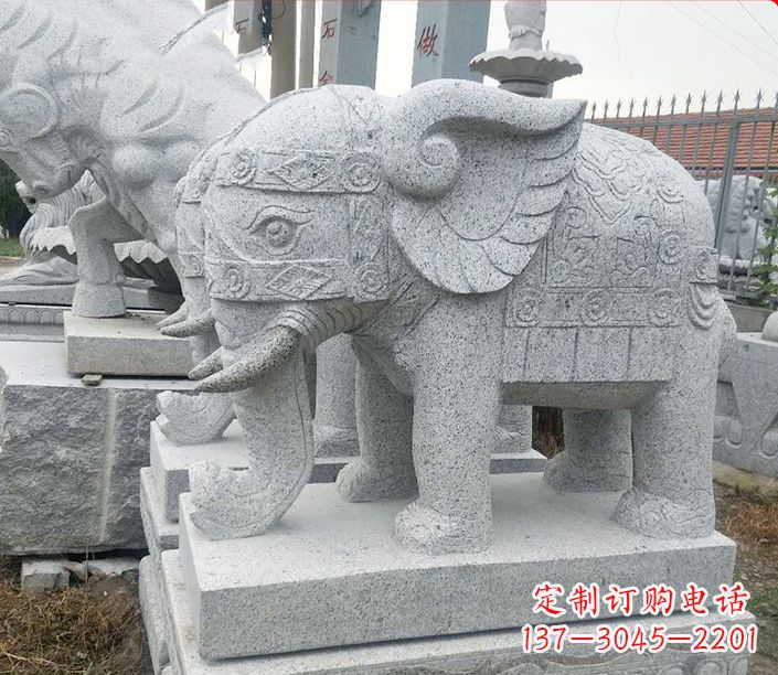 长沙藏传佛教大象雕塑