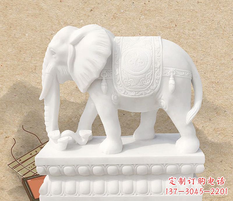长沙雕刻大象,抒发自然之美