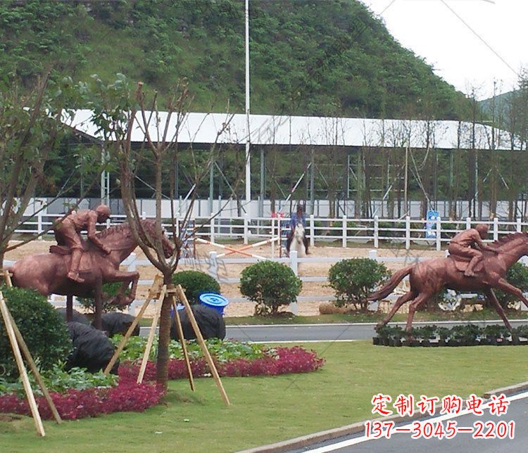 长沙雕塑艺术以马为主题的铜雕摆件