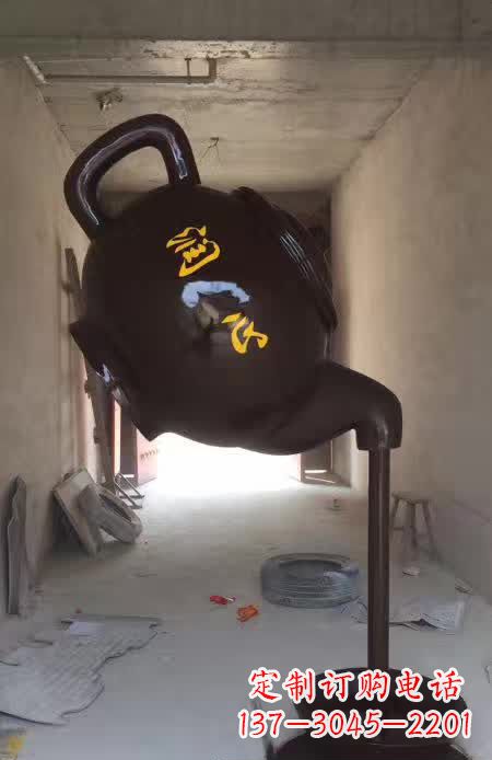 长沙茶壶景观铜雕
