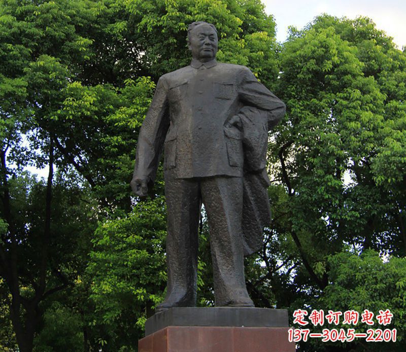 长沙陈毅元帅铜雕荣耀中国历史的传承
