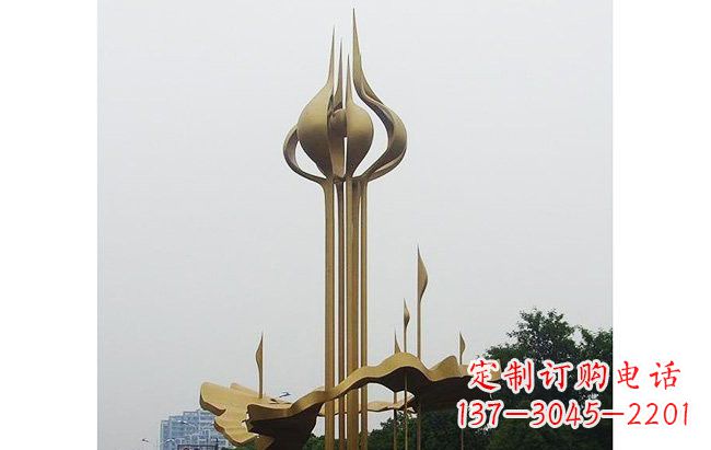 长沙莲花雕塑缔造城市精神之家