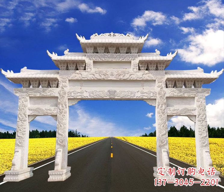 长沙城市牌楼石雕——把文化传承到实体之中