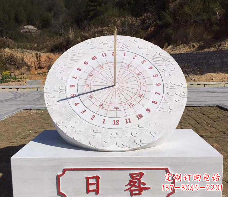 长沙赤道日晷校园石雕把美丽融入校园