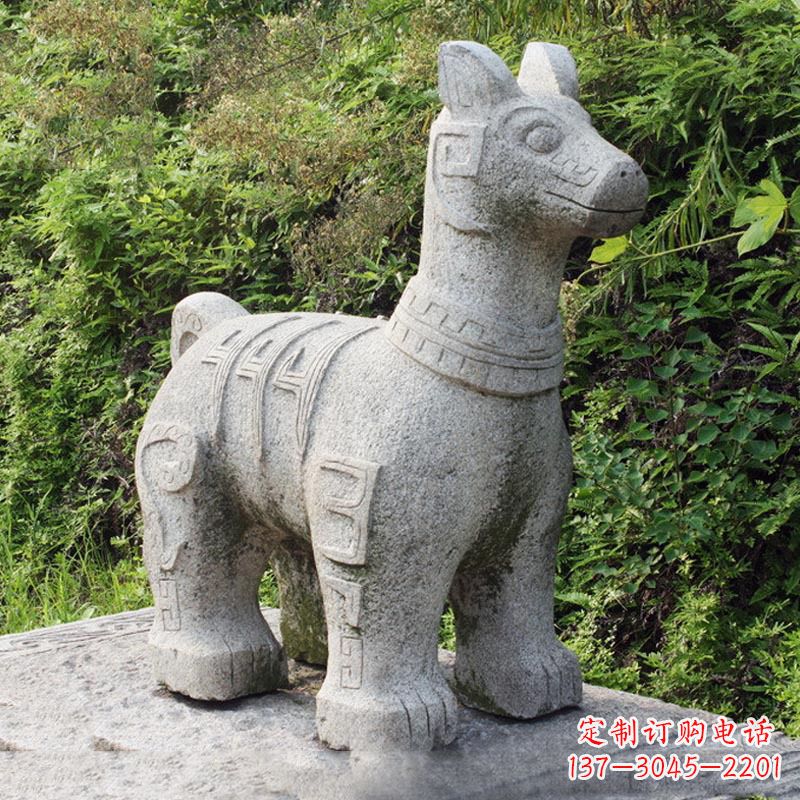 长沙抽象大理石生肖狗石雕摆件