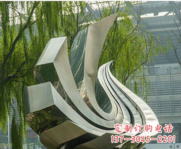 长沙抽象鸽子不锈钢动物雕塑