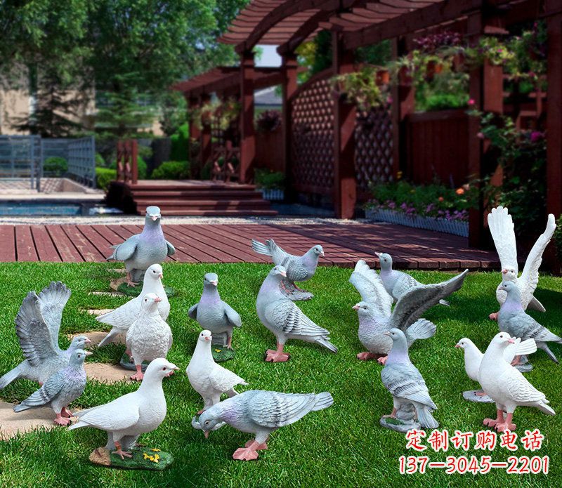 长沙抽象鸽子雕塑