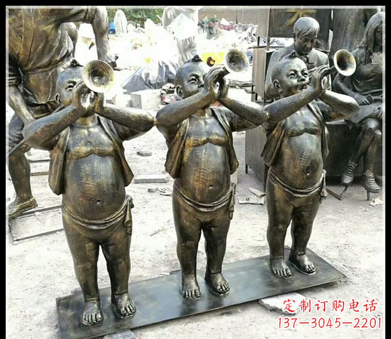 长沙儿童雕塑弘扬传统文化