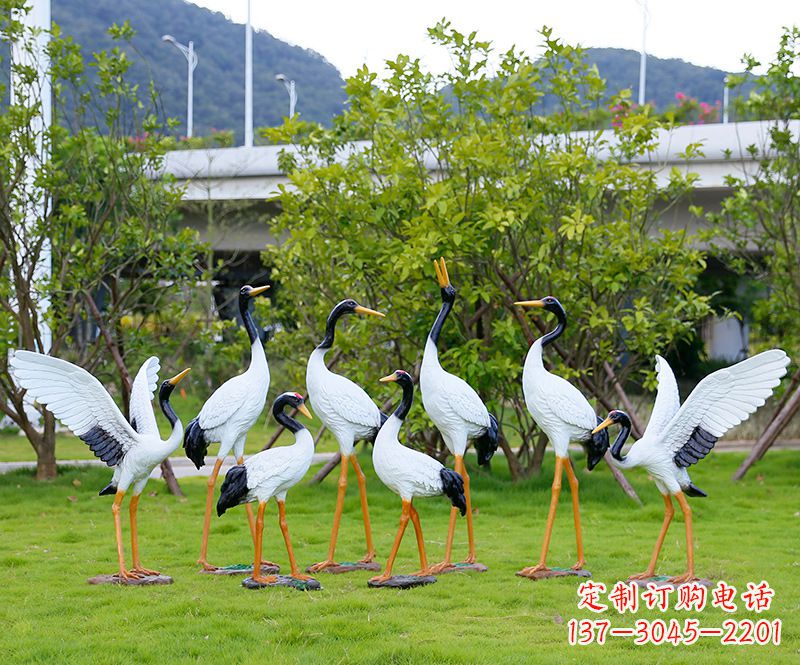 长沙仙鹤雕塑传承中国文化精髓