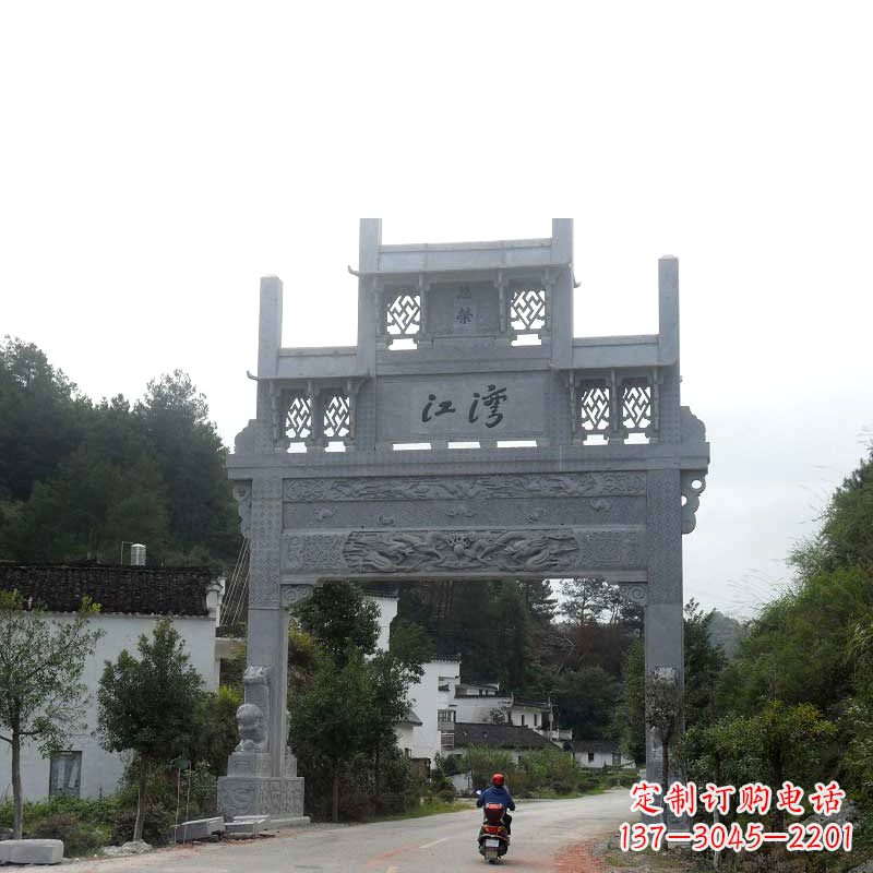 长沙精美石牌坊雕塑——传承中国古典文化