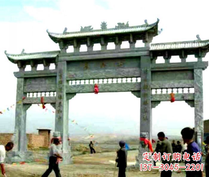 长沙该牌坊雕塑