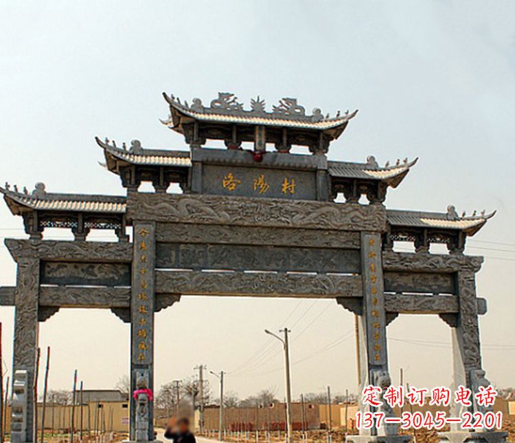 长沙牌坊雕塑——缅怀中国传统文化