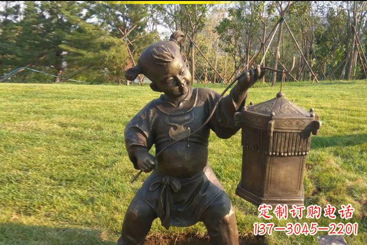 长沙灯笼雕塑点亮公园的精彩