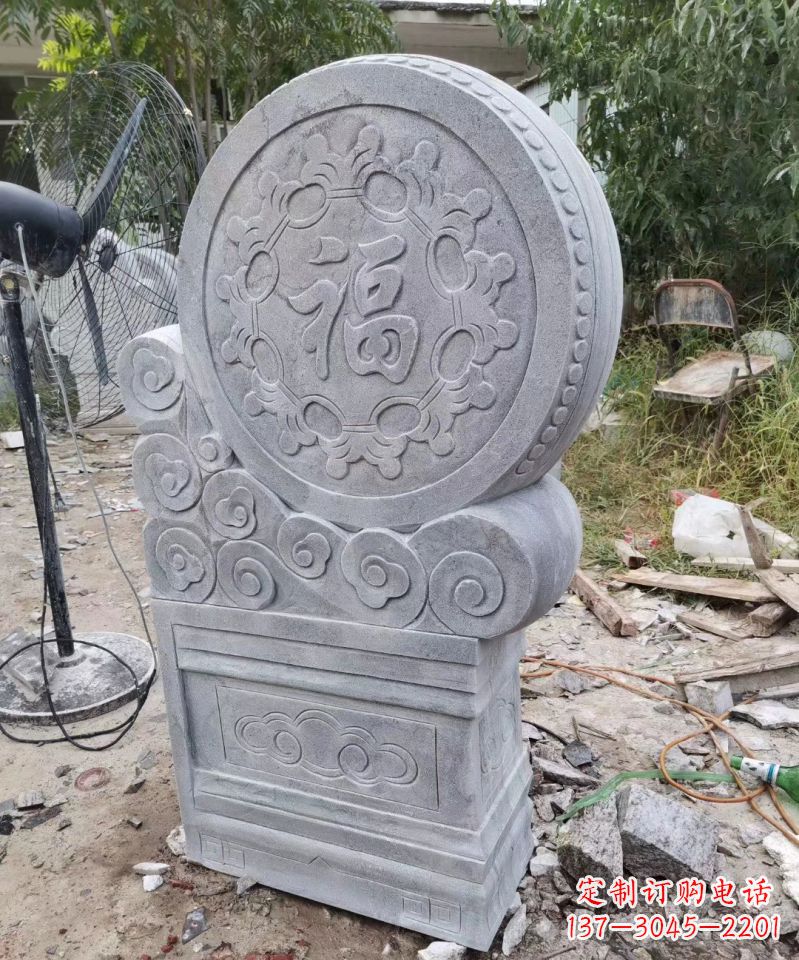 长沙大理石抱鼓石雕门墩的美丽