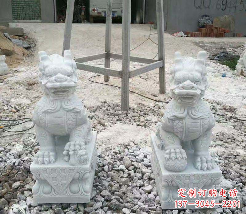 长沙麒麟门口镇宅招财石雕