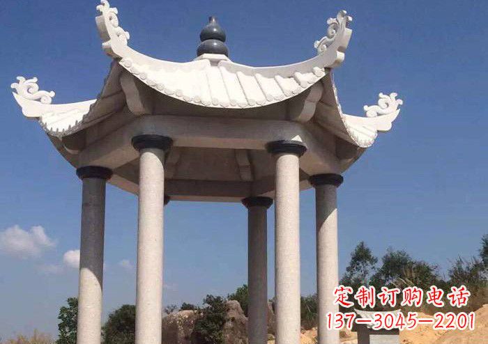 长沙大理石凉亭雕塑——传承古代工艺之精粹