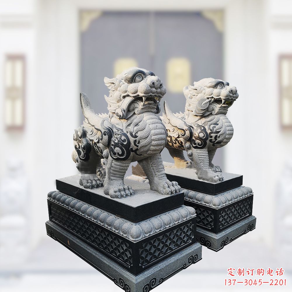 长沙大理石雕刻的貔貅