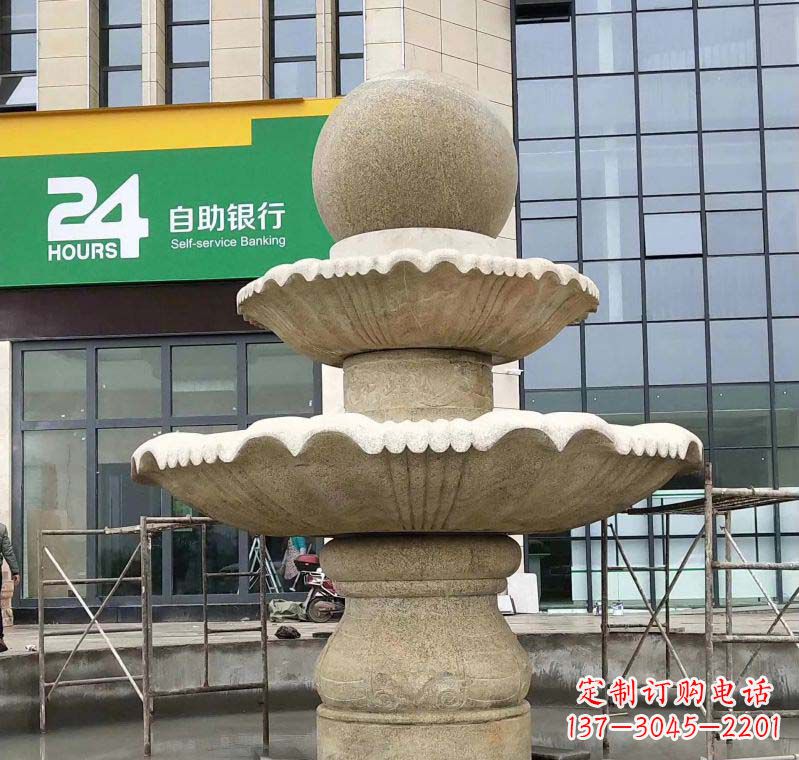 长沙大理石风水球喷泉雕塑——振奋人心的艺术杰作