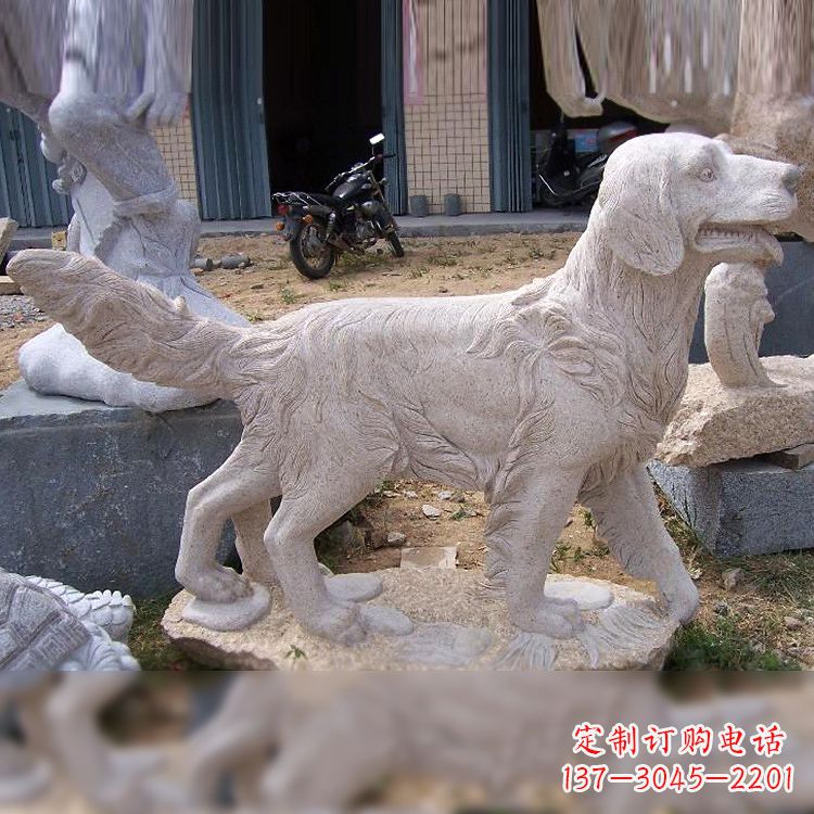 长沙大理石狗雕塑——精致的狗雕塑,让你的生活更有趣