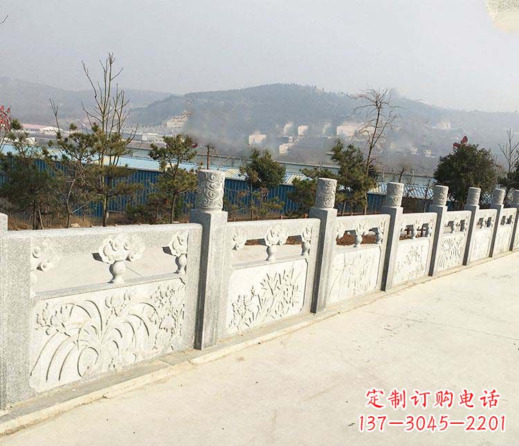 长沙大理石护城河栏板石雕
