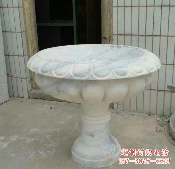 长沙大理石花盆雕塑精美绝伦,艺术风采