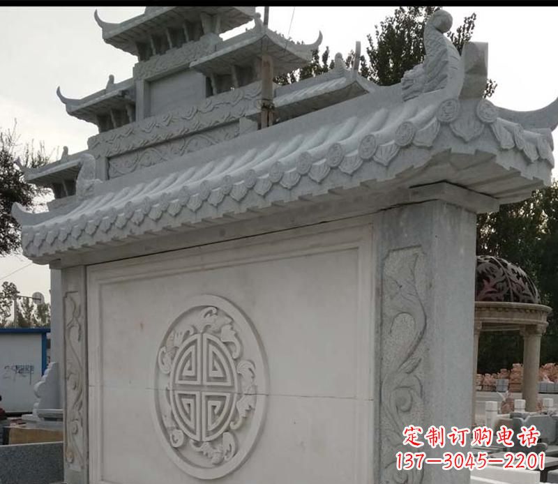 长沙精美大理石影壁雕塑