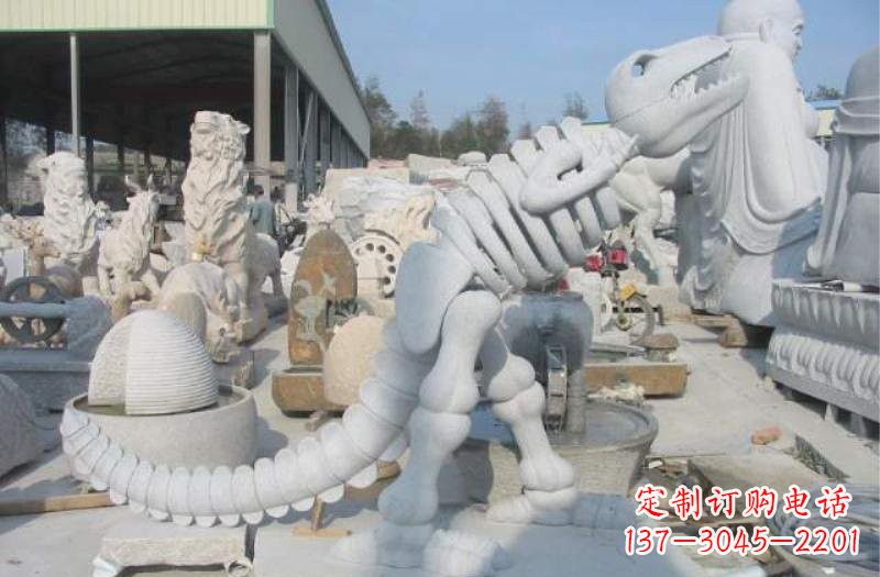 长沙大理石恐龙石雕