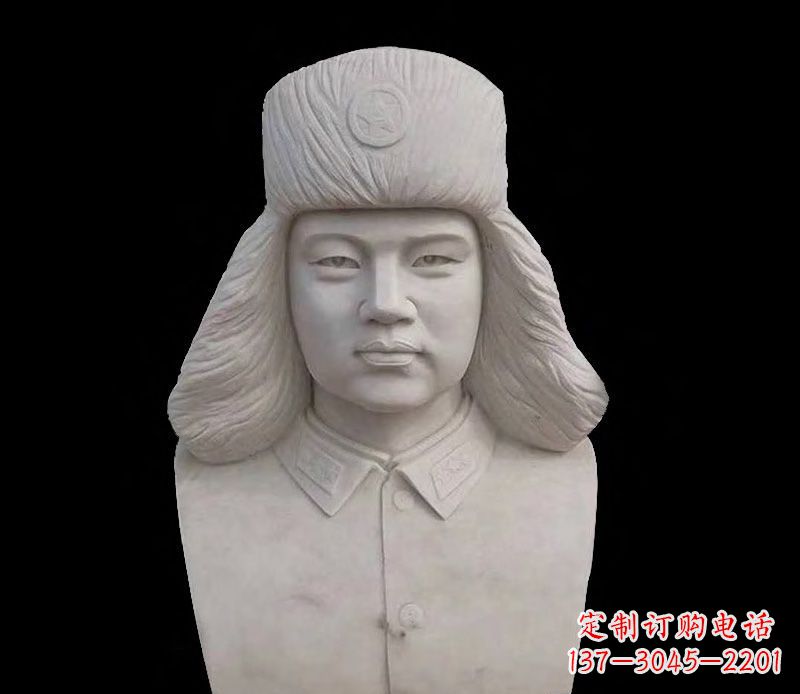 长沙激励青年的雷锋石雕