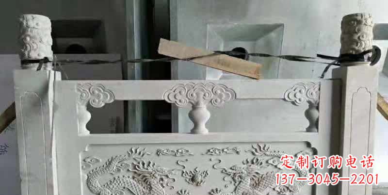 长沙大理石龙浮雕栏板雕塑