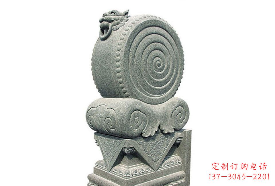 长沙门墩招财石雕